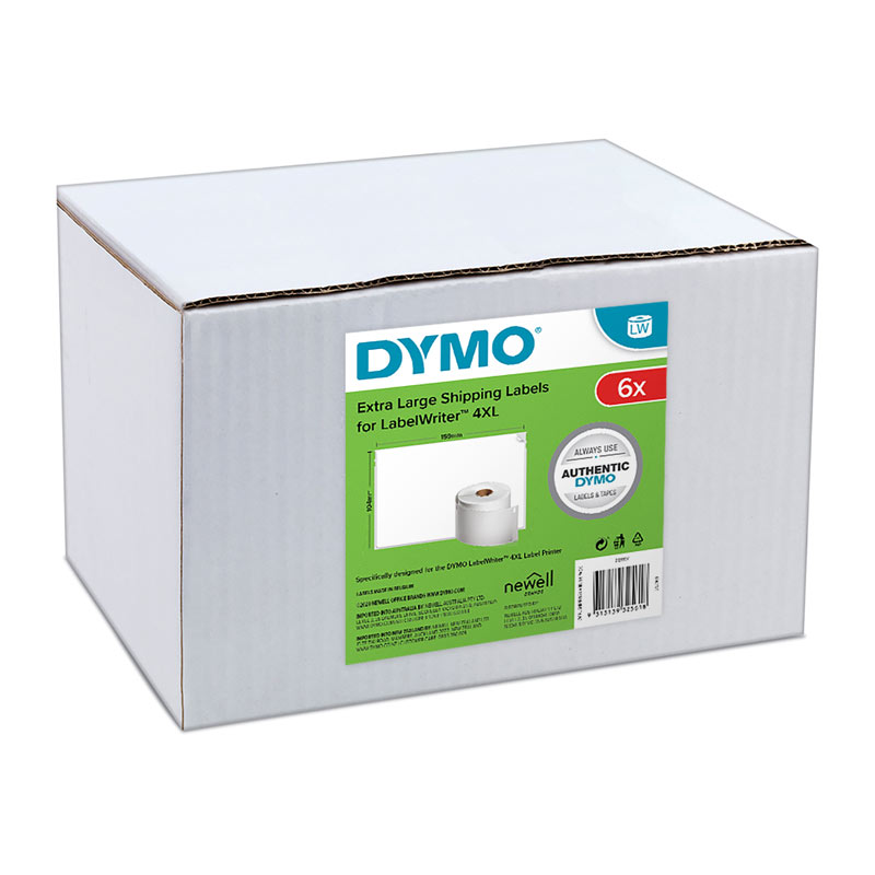 V177-D-DY2128307_uc__03527_1 DYMO LW Shipping Label 104x159mm Pack of 6 - Image 1