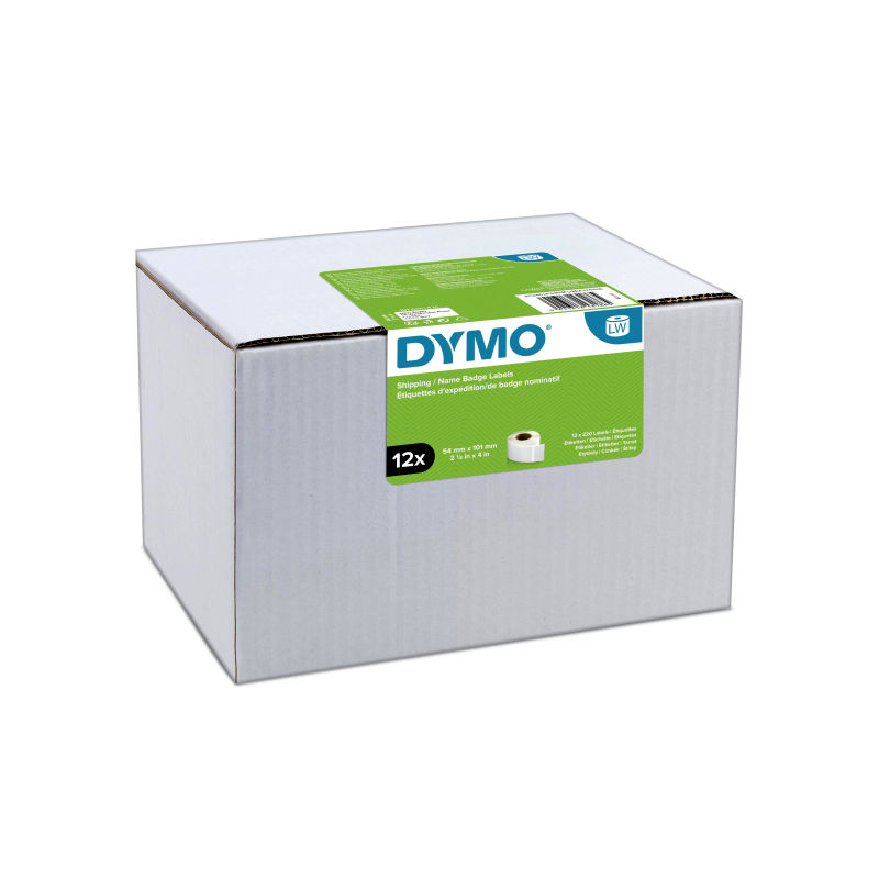 V177-D-DYS0722420_uc__82187_1 DYMO LW Ship Label Bulk 12Roll - Image 1