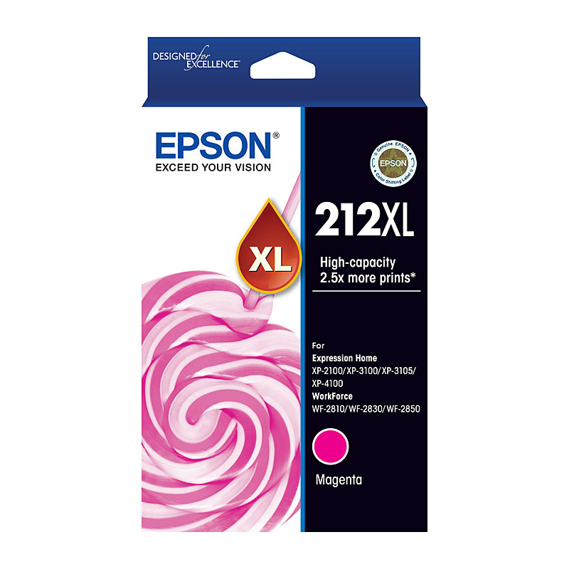 V177-D-E212MXL_uc__85350_1 EPSON 212XL Magenta Ink Cartridge - Image 1