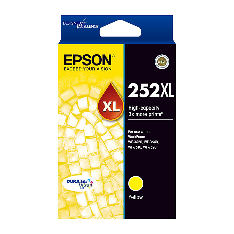 V177-D-E252YXL_uc__64984_1 EPSON 252XL Yellow Ink Cartridge - Image 1