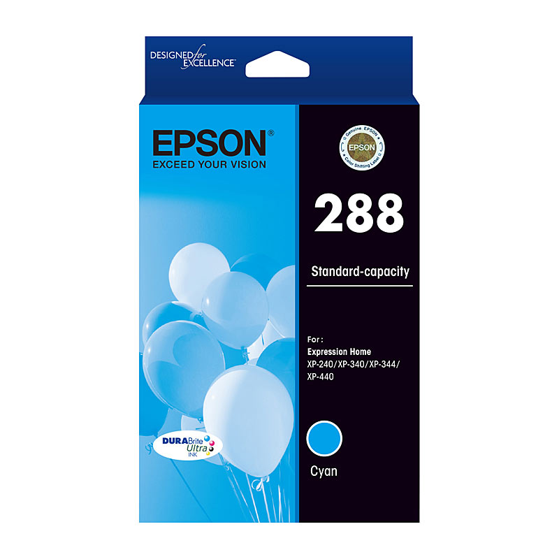 V177-D-E288C_uc__43337_1 EPSON 288 Cyan Ink Cartridge - Image 1