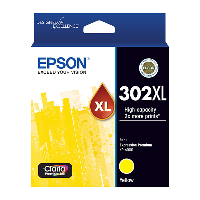 V177-D-E302YXL_uc__61616_1 EPSON 302XL Yellow Ink Cartridge - Image 1