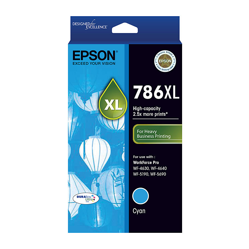 V177-D-E786CXL_uc__28521_1 EPSON 786XL Cyan Ink Cartridge - Image 1