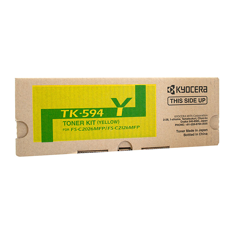 V177-D-K594Y-uc__19861-00 KYOCERA TK594 Yellow Toner - Image 1