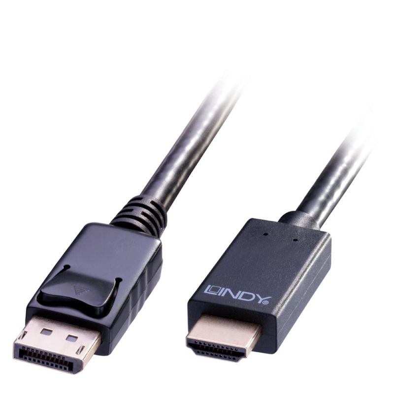 V177-D-LIN36922-uc__88674-00 LINDY 2m DP-HDMI 10.2G Cable - Image 1