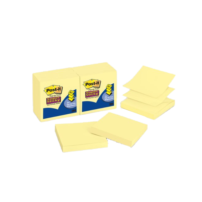 V177-D-PI70071419595-PI70071419595__04779-00 POST-IT R330-12SSCY Popup Yellow Pack of 12 - Image 1