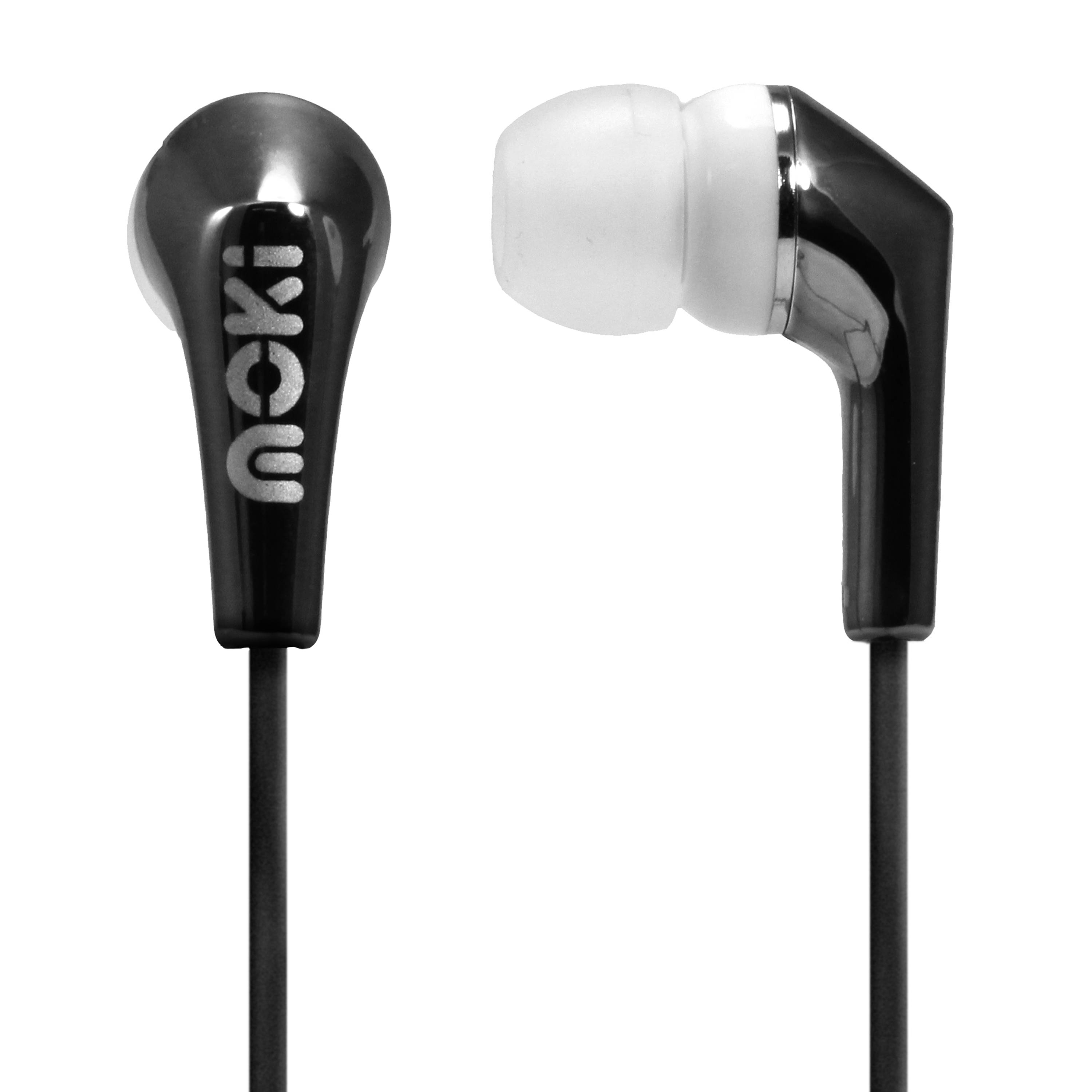 V177-HPMLCK-ACC-HPMLCK-00__08108-00 MOKI Metallics Earphone - BLACK - Image 1