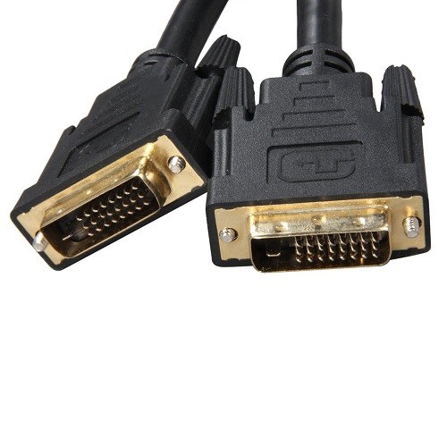 V177-L-CB8W-DVI-DD5-CB8W-DVI-DD5__43490-00 8WARE VGA DVI-D Dual-Link Cable 5m - 28 AWG Dual-link DVI-D Male 25-pin - Image 1