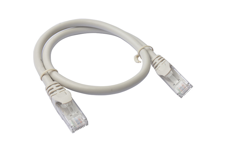 V177-L-CB8W-PL6A-0.25GRY-CB8W-PL6A-0.25GRY__87675-00 8WARE Cat6a UTP Ethernet Cable 25cm Snagless Grey - Image 1
