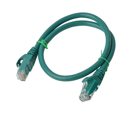 CAIXIANGYUAN 8WARE Cat6a UTP Ethernet Cable, Snagless - Green 0.5M - Image 1