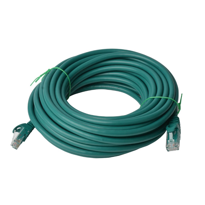 V177-L-CB8W-PL6A-50GRN-CB8W-PL6A-50GRN__84943-00 8WARE Cat6a UTP Ethernet Cable 50m SnaglessĀ Green - Image 1