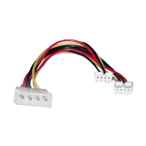 V177-L-CB8W-RC-5039-CB8W-RC-5039__47399-00 8WARE Molex Power Splitter Cable 30cm 2x3.5" to 1x5.25" Female to Male - Image 1