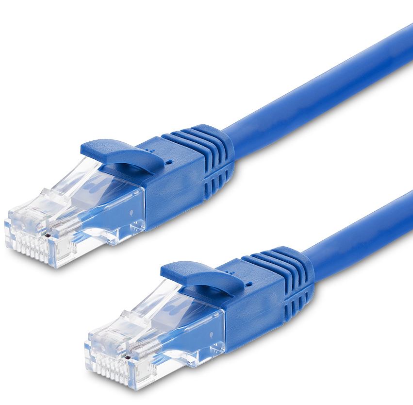 V177-L-CBAT-CAT6BL-40M_CBAT-CAT6BL-40M__80118_1 ASTROTEK CAT6 Cable 40m - Blue Color Premium RJ45 Ethernet Network LAN UTP Patch Cord 26AWG-CCA PVC Jacket - Image 1