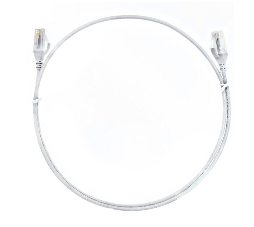 V177-L-CBAT-CAT6THINWH-3M_CBAT-CAT6THINWH-3M__84209_1 8WARE CAT6 Ultra Thin Slim Cable 3m / 300cm - White Color Premium RJ45 Ethernet Network LAN UTP Patch Cord 26AWG for Data Only, not PoE - Image 1