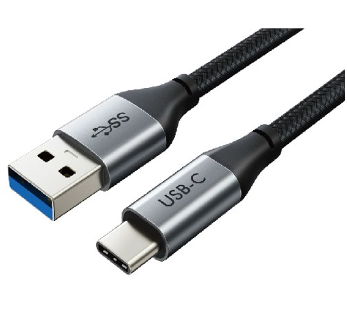V177-L-CBAT-USB31CM30AM-3_CBAT-USB31CM30AM-3__24296_1 ASTROTEK USB-C to USB-A Cable 3m Male to Male USB3.1 Type-C to USB3.0 Charger Cord for Samsung Galaxy A10/A20/A51/S10/S9/S8 - Image 1