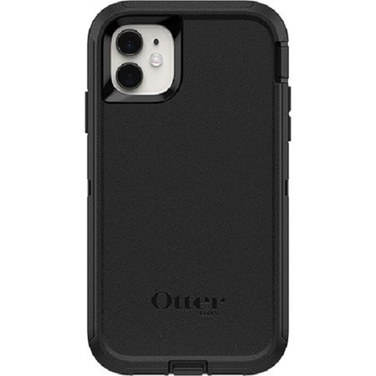 V177-L-MPAAI11DCBLK-MPAAI11DCBLK__79787-00 OTTERBOX Defender Series Case for Apple iPhone 11 - Black - Image 1