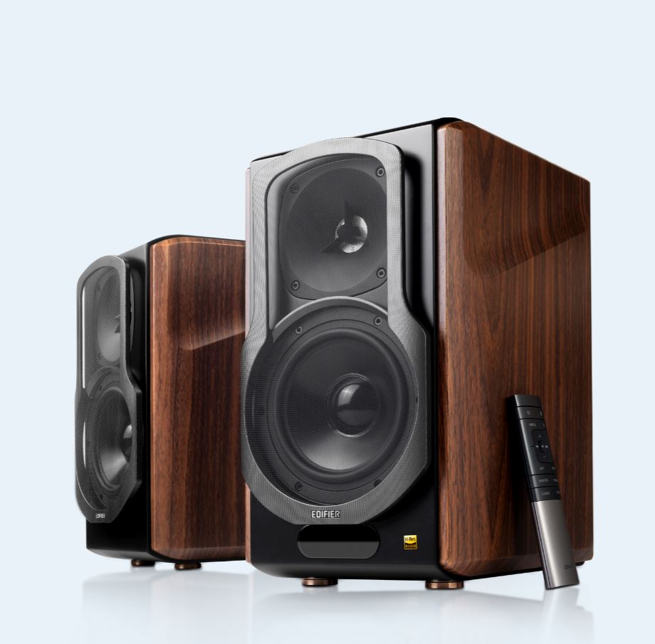 V177-L-SPE-S2000MKIII-SPE-S2000MKIII__01910-00 EDIFIER S2000MKIII 2.0 Lifestyle Active Bookshelf Bluetooth Studio Speakers - BT/AUX/Optical/Coaxial 124W RMS MDF Wood Panel - Image 1