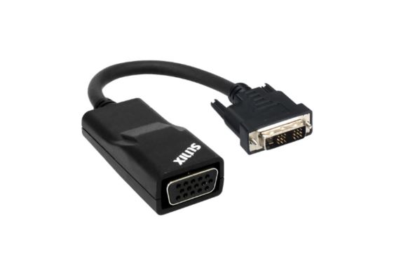 V177-L-USSUN-I2V67C0-USSUN-I2V67C0__57947-00 SUNIX DVI-D to VGA Adapter; compliant with VESA VSIS version 1, Rev.2; Output resolutions up to 1920x1200; HDTV resolutions up to 1080p - Image 1