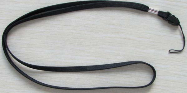 V177-MA-08SH-NECKSTRAP_L_08SH-NECKSTRAP__71190_1 Black 40cm Lanyard - Image 1