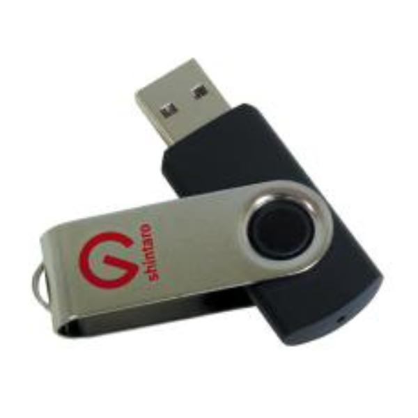 V177-MA-08SHR128GBU3_L_08SHR128GBU3__90031_1 Shintaro 128GB Rotating Pocket Disk USB3.2 Gen 1 - Backwards compatible with USB 2.0 & USB 3.0/3.2 - Image 1