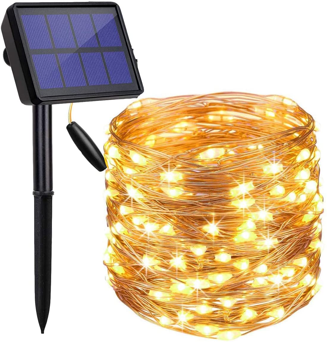 V178-14698-14698_1_v0FXI7W_X-00 200 Waterproof LED Solar Fairy Light Outdoor with 8 Lighting Modes for Home,Garden and Decoration - Image 1