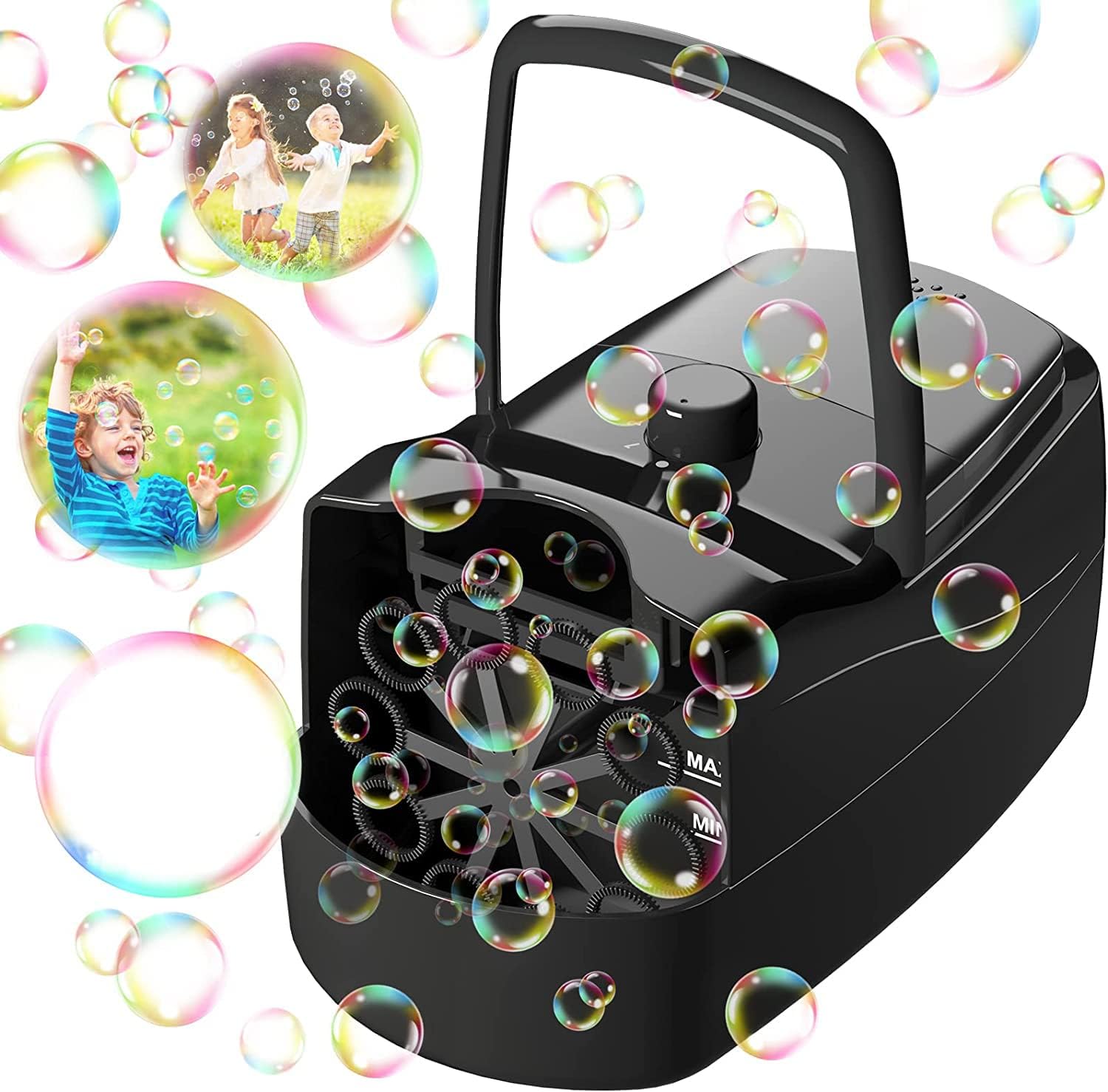 V178-28541-139748-00 Bubble Machine Kids, Automatic Maker Toy - Image 1