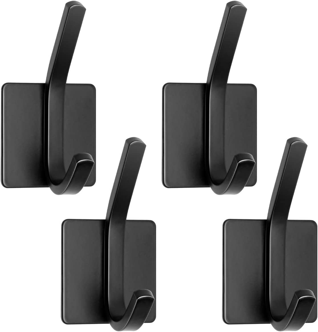 V178-43833-43833_1_6G-f_WHD6-00 4 Pack Strong Self Adhesive Hooks for Kitchen and Bathroom - Image 1