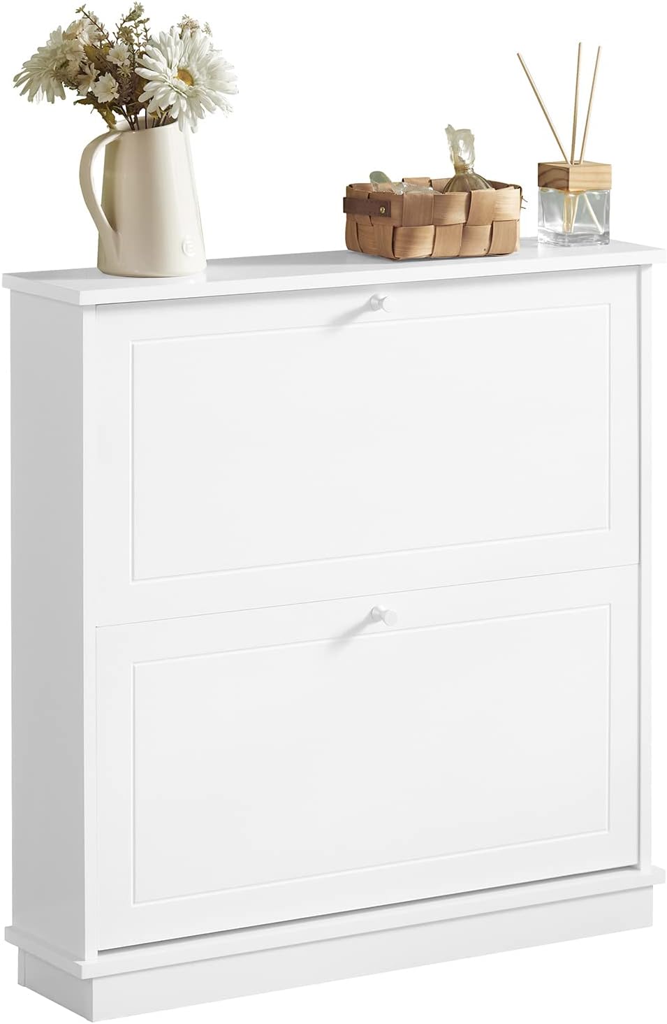 V178-71884-98671-00 2 Drawer Shoe Cabinet Storage Unit - Image 1