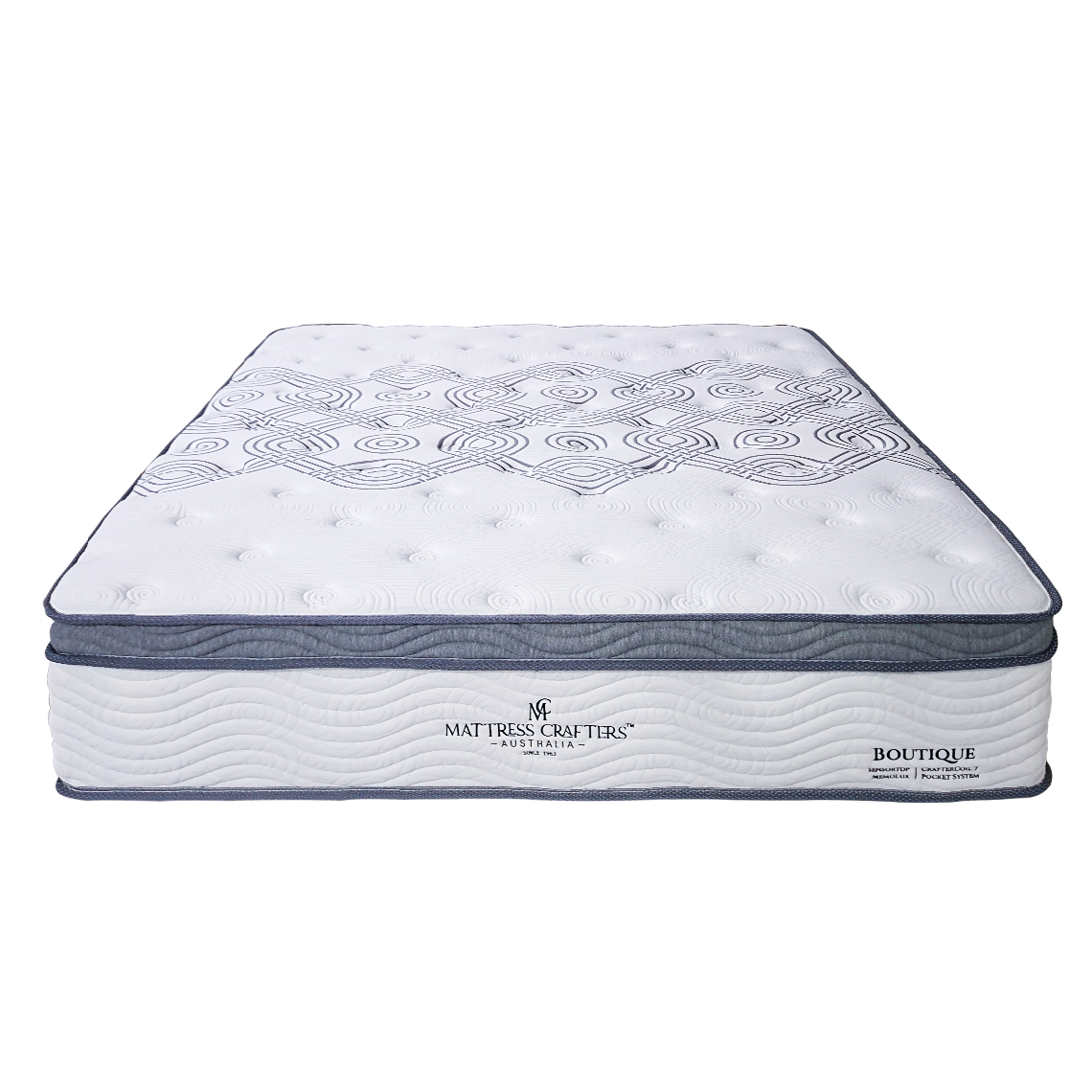 V184-11368_bq_02_1 Boutique Double Mattress 7 zone Pocket Spring Memory Foam - Image 1