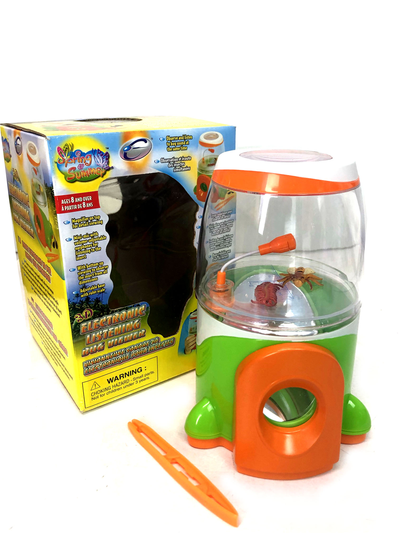 V185-1818-144810-00 3D Electronic Listening Insect Bug Viewer Science Toy Magnifier 8+ - Image 1