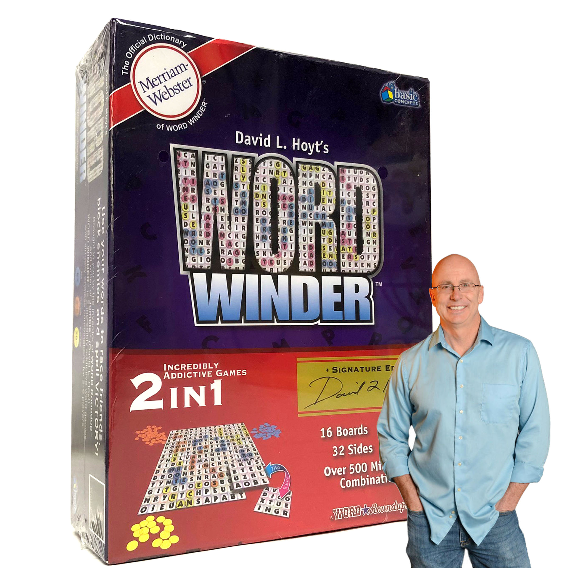V185-7204-32113-00 David Hoyts Word Winder Family Game Board Game 2-6 Players - Image 1