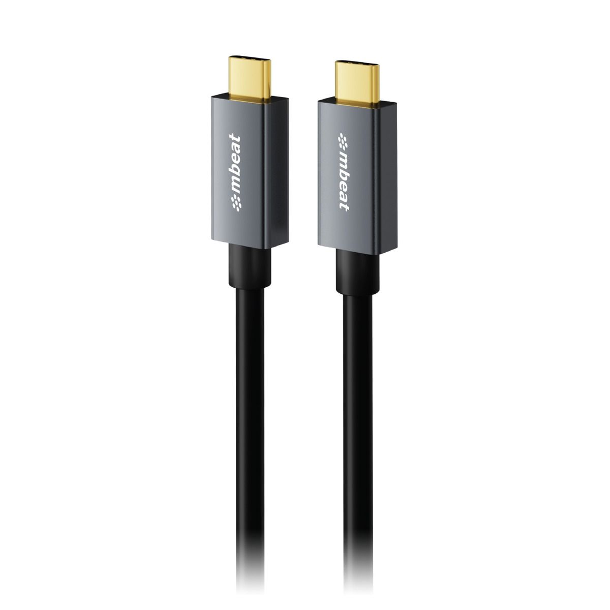 V186-MB-XCB-UC4-189587-00 mbeat Tough Link 1m USB 4.0 USB-C Cable - Space Grey - Image 1