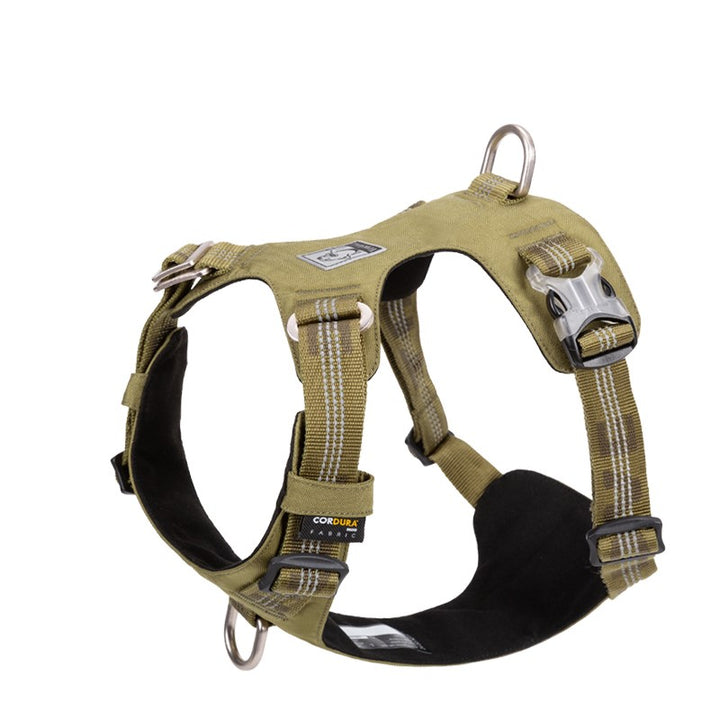 V188-ZAP-TLH6282-ARMYGREEN-2XS-B09P4B8BY3.MAIN_720x720-00 Lightweight 3M reflective Harness Army Green 2XS - Image 1