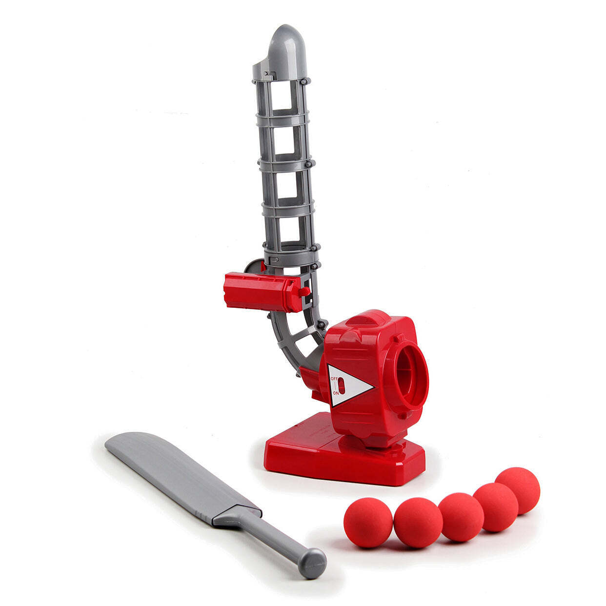 V196-CP100-37973-00 Cricket Ball Pitcher w/ Adjustable Pitching Angles & 5 Ball Capacity - Image 1