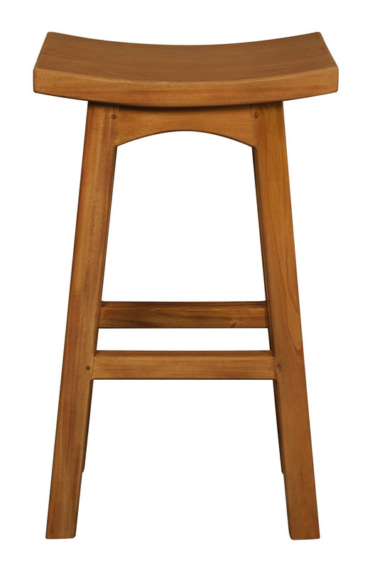 V199-BR077WDLP-189624-00 Tokyo Solid Mahogany Timber Barstool (Light Pecan) - Image 1