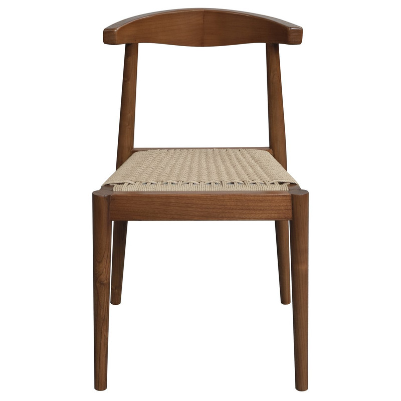 V199-CH051LOAL-210558-00 Arden Solid Oak Dining Chair with Loom (Almond) - Image 1