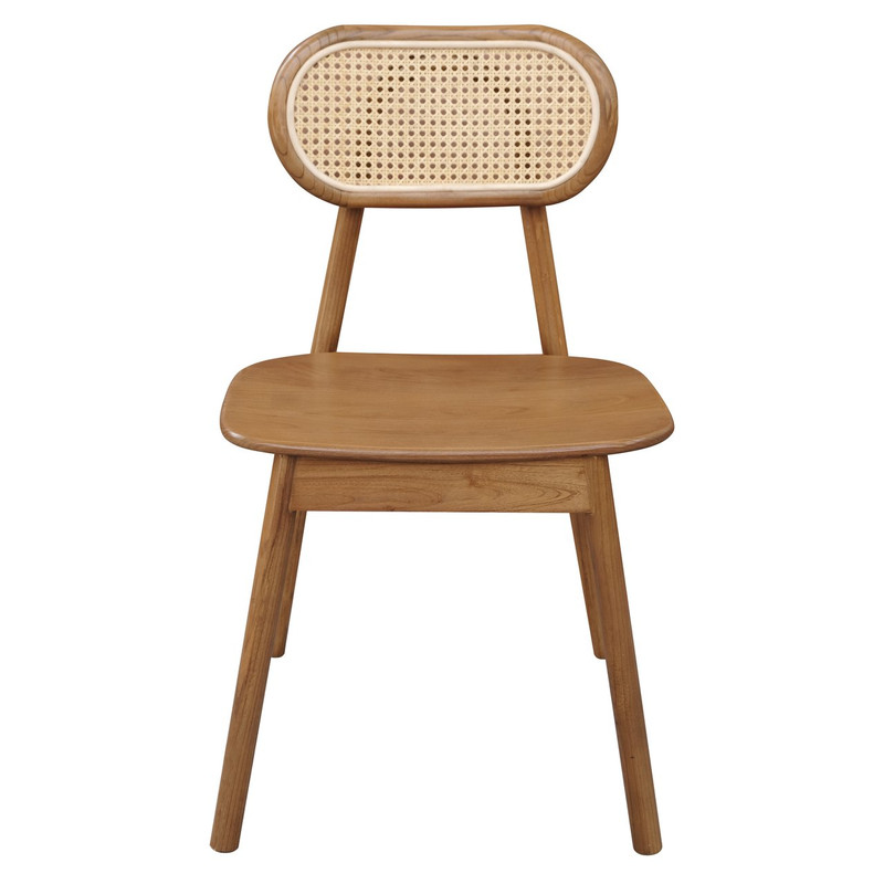 V199-CH051RTKLAL-210516-00 Kelly Rattan Dining Chair (Almond) - Image 1