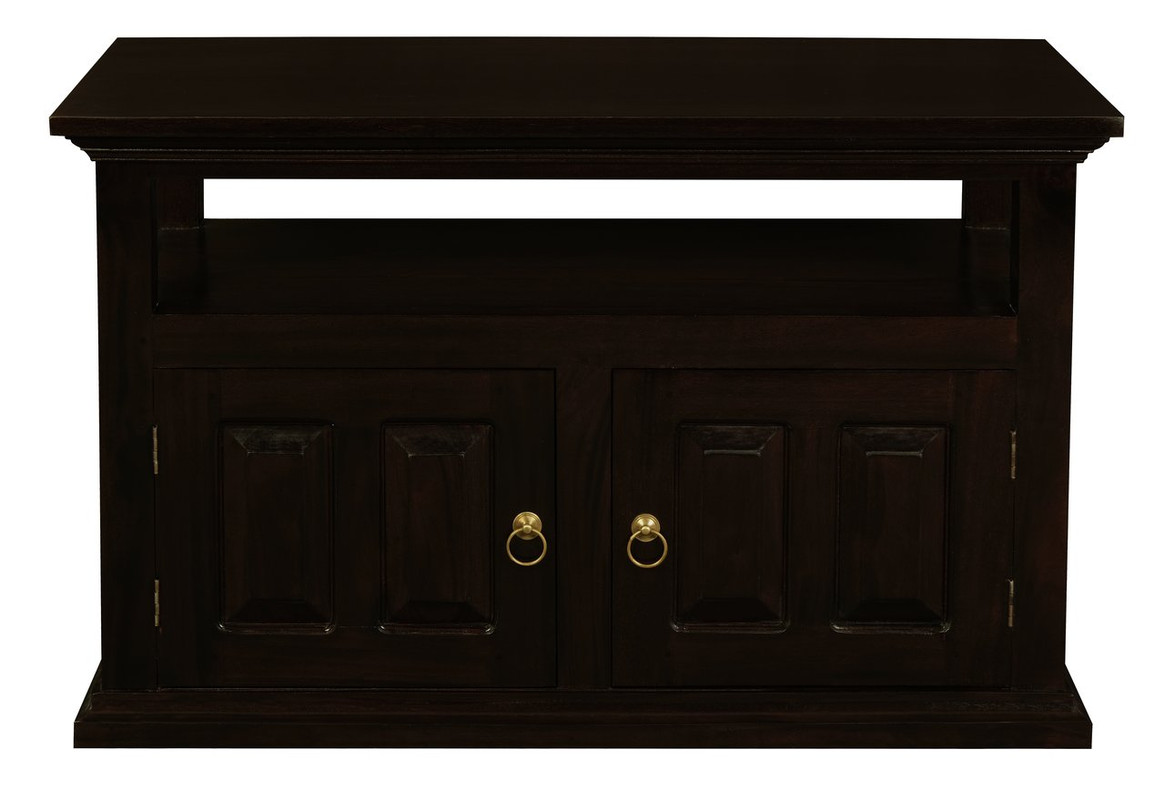 V199-TV200PNC-173329-00 Tasmania 2 Door TV Stand (Chocolate) - Image 1