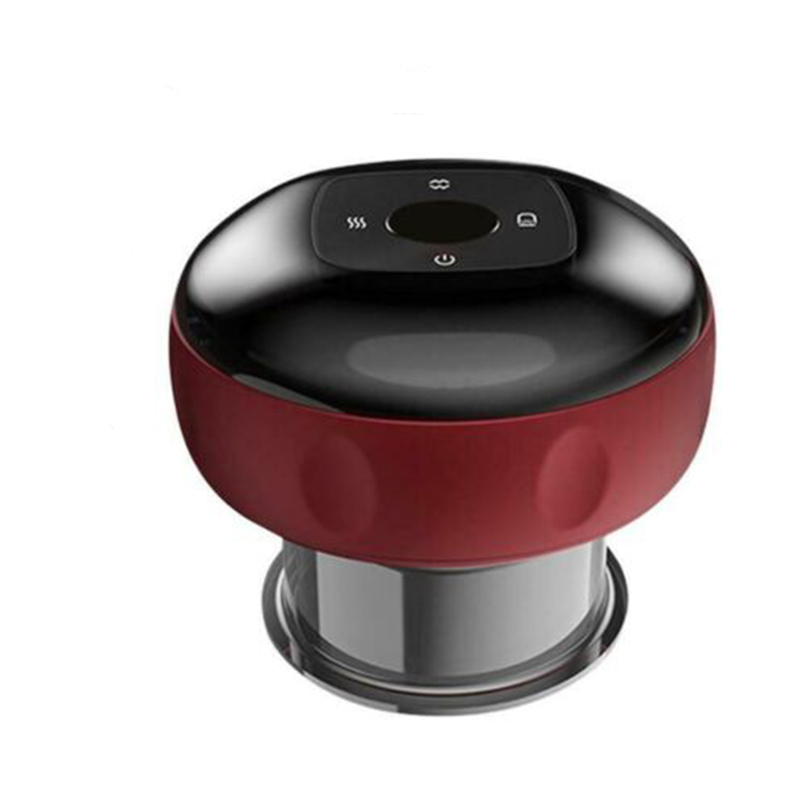 V201-BGQ0002RE8AU-88312-00 12 levels Electric Cupping Therapy Smart Scraping Massager Red Light Heating Body Slimming Red - Image 1