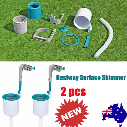 V201-BTY58233GA8AUX2-190476-00 2PCS Bestway Surface Skimmer for Quick-Up Fast Set Frame Pool Paddling Pool Clean - Image 1