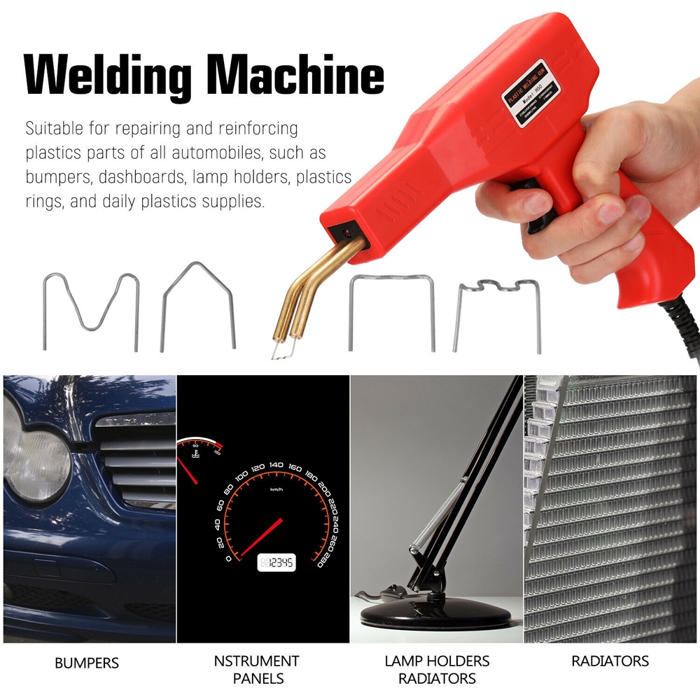 V201-FDZ0065BL8AU-49323-00 Handy Plastic Welder Garage Repair Welding Tool Kit Hot Staplers Bumper Machine - Image 1