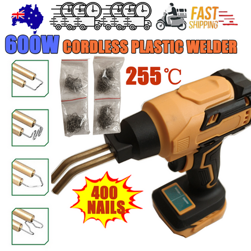 V201-FDZ0068YL8AU-208713-00 Cordless Plastic Welder Hot Stapler Bumper Repair Welding Machine +400 Staples - Image 1
