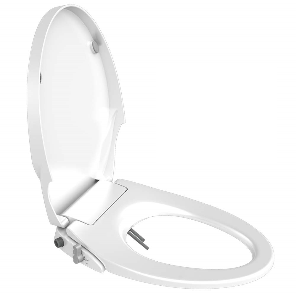 V201-HB04OWH-AU-1-00 Non Electric Bidet Toilet Seat O Cover Bathroom Dual Nozzle Spray Water Wash - Image 1