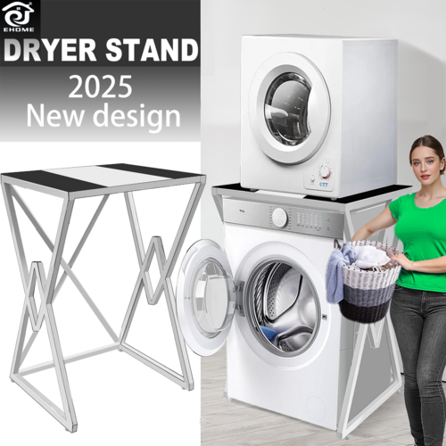 V201-HOLD6076WH8AU2-203037-00 Dryer Stand Shelf Portable Front Loading Washer Machine Dryer Holder AU Stock - Image 1