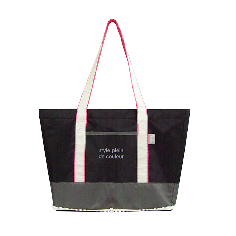 V201-W12583197-191388-00 Large Supermarket Shopping Bag Eco Grocery Shoulder Bag Tote Foldable Reusable - Image 1