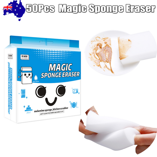 V201-W13165881-197447-00 50Pcs Magic Sponge Eraser Kitchen Home Multi-function Foam Melamine Cleaner - Image 1