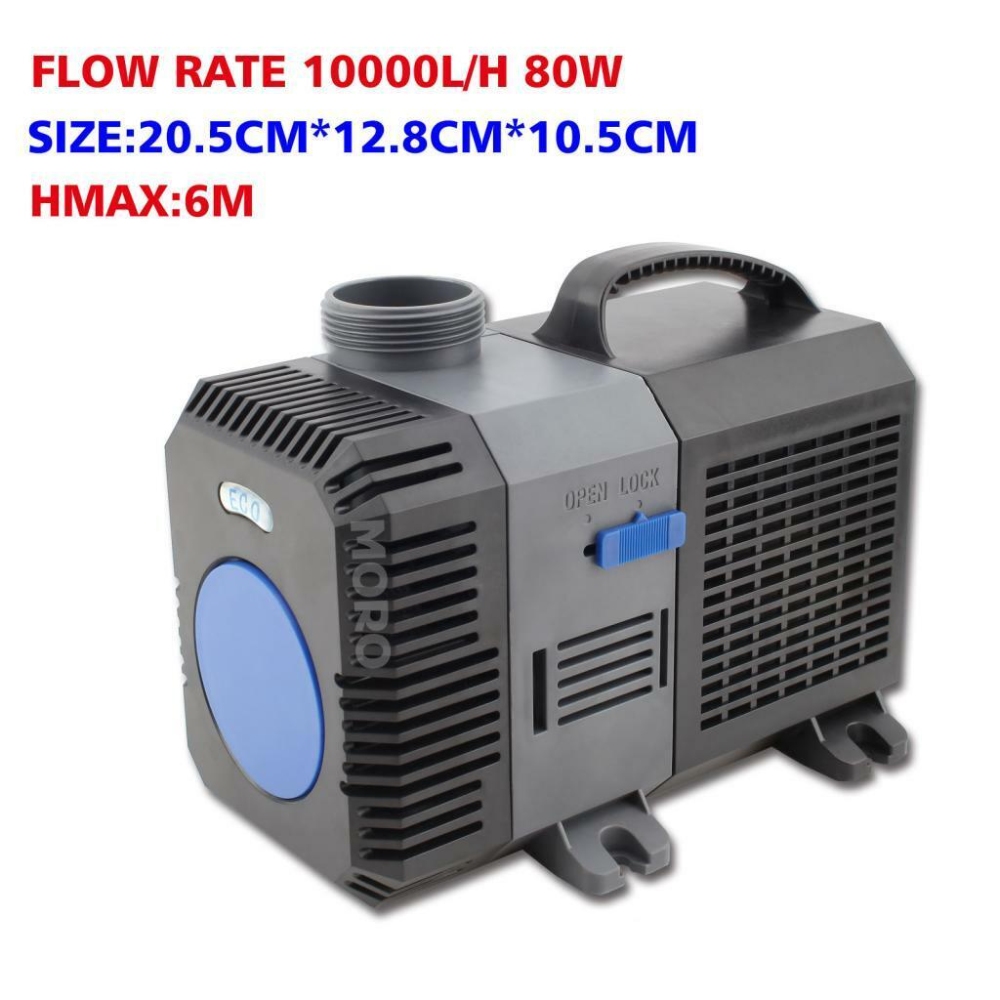 V201-WPUMP0080BL8AU-90099-00 80W 10000L/H Submersible Water Pump F Fountain Pond Pump Aquarium Fish Tank - Image 1