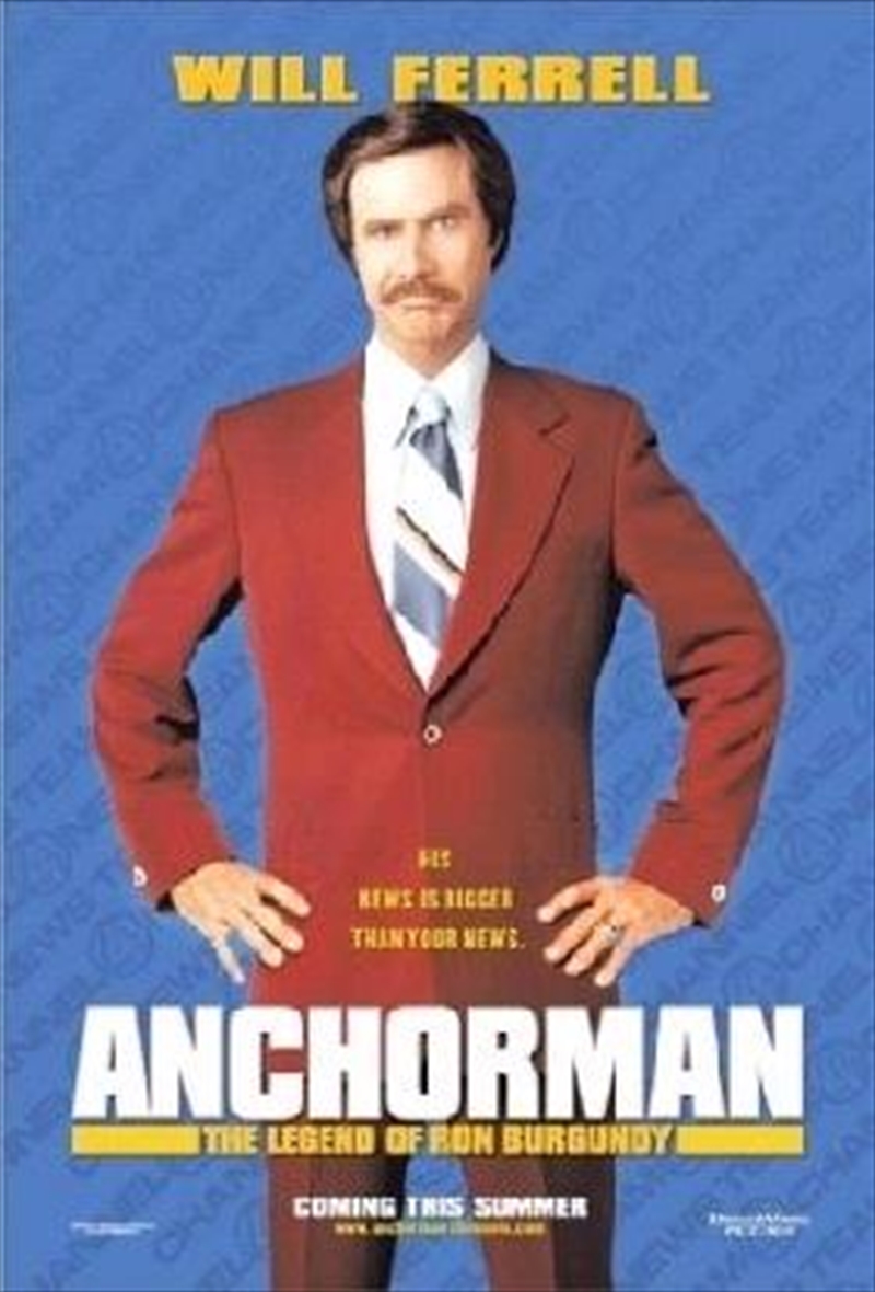 V210-2009270-75456-00 Anchorman - The Legend Of Ron Burgundy DVD - Image 1
