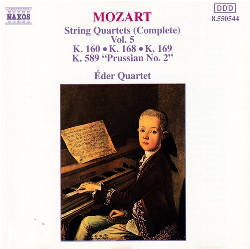 V210-2076104-202507030240-00 Mozart: Stg Qrt Vol5 - Eder Qrt Cd Album - Image 1