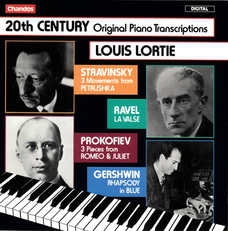 V210-2182147-202507030815-00 20Th Century Piano Music - Lortie, Louis Cd Album - Image 1
